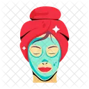Facial Mask Beauty Mask Treatment Mask 아이콘