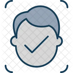 Facial recognition  Icon