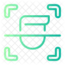 Facial Recognition Face Scan Authentication Icon