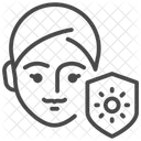 Facial sun protection  Icon