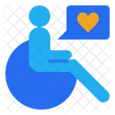 장애인 고객을 위한 시설  아이콘