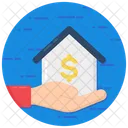 Facility Financial Support Mortgage Loan Icon