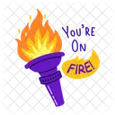 Fackelfeuer  Symbol