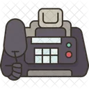 Facsimile Service Fax Icon
