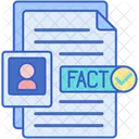Fact Fact Report Report Icon