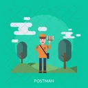 Facteur Courrier Poste Icon