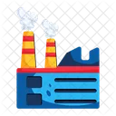 Factory Manufacturing Plant Industrial Unit Icon