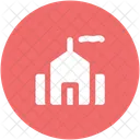 Factory Building Real Icon