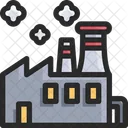 Factory Industry Manufacturing Building Icon