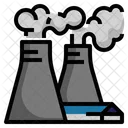 Factory Gas Emissions Icon