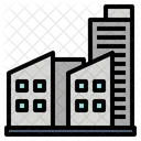 Factory Industrial Plant Manufacturer Icon Icon