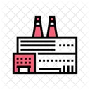 Factory Plant Building Icon