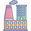 Factory Factory Building Factories Icon