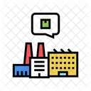 Manufacturing Factory Color Icon
