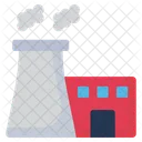 Factory Pollution Emission Icon