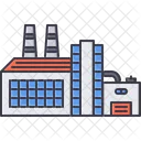 Factory Production Building Icon