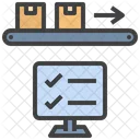 Factory Production Automatic Icon