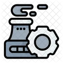 Factory Gear Industry Icon
