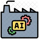 Factory Ai Automation System Smart Industry Icon