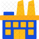 Factory Building Manufacturing Facility Plant Icon