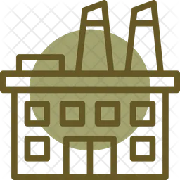 Factory Building  Icon