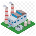 Oil Refinery Industry Mill Factory Icon