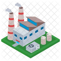 Factory Building  Icon