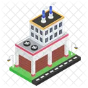 Industry Factory Building Mill Icon