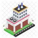 Industry Factory Building Mill Icon