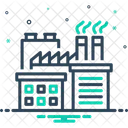 Factory Building Factory Chemical Industry Icon