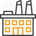 Factory Building Manufacturing Facility Plant Icon