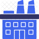 Factory Building Manufacturing Facility Plant Icon
