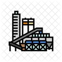 Factory Cement Production Icon
