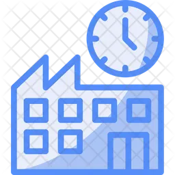 Factory Clock  Icon