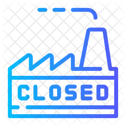Factory Closed  Icon