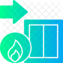 Factory Exit Industrial Egress Plant Exit Point Icon