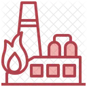 Factory Fire Factory Accident Icon