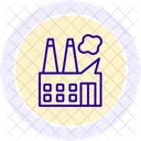 Factory Line Icon Icon