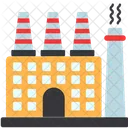 Factory Pollution Plant Icon