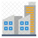 Factory Industrial Plant Manufacturer Icon Icon