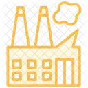 Factory Duotone Line Icon Icon
