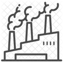 Factory Industry Pollution Icon