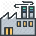 Factory Industry Pollution Icon