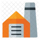 Factory Industry Pollution Icon