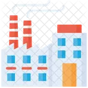 Factory Factory Building Industrial Building Icon