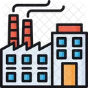 Factory Factory Building Industrial Building Icon