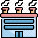 Factory Plant Building Icon