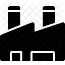 Factory Building Production Icon