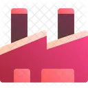 Factory Building Production Icon