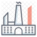 Power Plant Electric Industry Factory Icon